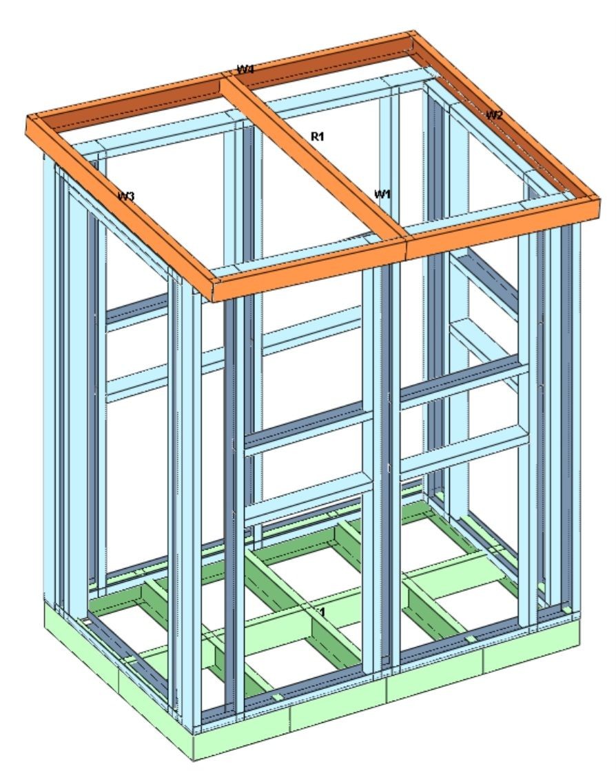 4' x 6' Deer Blind Framing